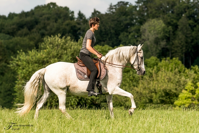 eva geisser von rossnarrisch beim reiten